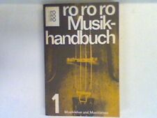 Musikhandbuch musiklehre musik gebraucht kaufen  Bubenhm.,-Wallershm.