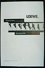 Loewe preisliste 1999 gebraucht kaufen  Suchsdorf, Ottendorf, Quarnbek