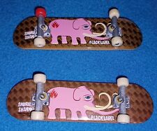 2Tech Deck Skateboard Fingerboard Shuriken Shannon Black Label Pink Elephant comprar usado  Enviando para Brazil