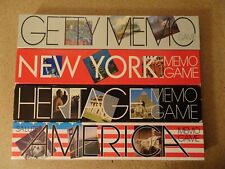 Piatnik Memo Games Getty, Nueva York, Heritage y América todo completo segunda mano  Embacar hacia Argentina