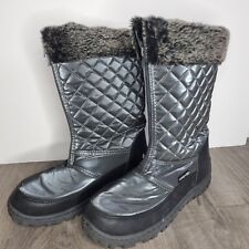 Used, Campri Front Zip Snow Boot Womens Black/Grey UK 5 US 7 EU 38  for sale  Shipping to South Africa