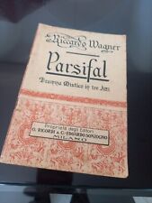 Parsifal wagner libretto usato  Mesagne