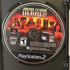 Justice League Heroes (Sony PlayStation 2, PS2 2006) Somente disco! Testado e funciona comprar usado  Enviando para Brazil