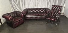 2 seater dark red sofas for sale  KING'S LYNN