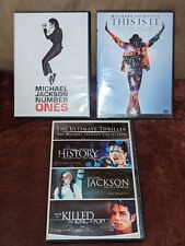 LOTE DE DVD MICHAEL JACKSON Number Ones This is It The Ultimate Thriller Collection comprar usado  Enviando para Brazil