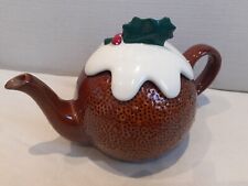 Christmas pudding teapot for sale  LONDON