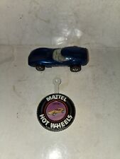 Mattel Hot Wheels 1969 azul torero línea roja vintage, botón de lata original segunda mano  Embacar hacia Argentina