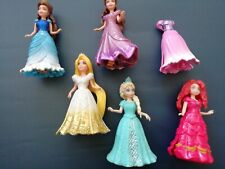 Disney Princess Magic Clip - 5 Dolls plus 1 Additional Magic Clip Dresses., used for sale  HULL