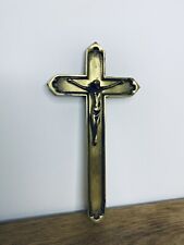 Croix crucifix laiton d'occasion  Franqueville-Saint-Pierre