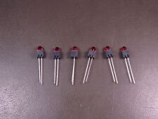 Lot of 6 PCV200-BCR DDP T-1 Subminiature LED Lamp 3/4 Red 2 Lead Radial NOS for sale  Shipping to South Africa