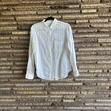 Camisa frontal Rails Charli blanca sombra a rayas con botones talla pequeña segunda mano  Embacar hacia Argentina