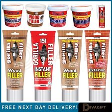 GORILLA FILLER WOOD FILLER INTERIOR EXTERIOR TUBE BROWN WHITE FILLER DIY SEAL for sale  Shipping to South Africa