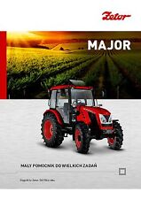 Zetor Major 01 / 2015 catalogue brochure tracteur Traktor tractor na sprzedaż  PL