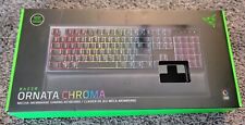  SOMENTE CAIXA - Teclado Razer Ornata Chroma CAIXA Excelente Estado Com Todas as Inserções, usado comprar usado  Enviando para Brazil