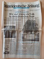 Mitteldeutsche zeitung 1990 gebraucht kaufen  Petersberg, Wettin-Löbejün