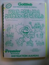 Original Gottlieb "Super Mario Bros. Mushroom World" Pinball Machine Manual for sale  Shipping to Canada