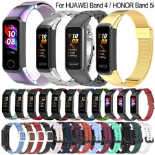 Smartwatch pulseira de náilon silicone aço inoxidável para Huawei Band 4 Honor Band 5i comprar usado  Enviando para Brazil
