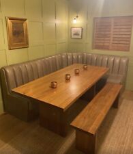 Real leather dining for sale  BRUTON