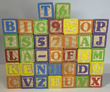 Wood alphabet blocks for sale  Crofton
