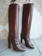 Bottes vintage marron d'occasion  Tremblay-en-France