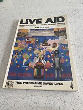 Live aid programme for sale  HUDDERSFIELD