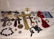 Usado, Lote de medalhas religiosas crucifixo cruz rosário comprar usado  Enviando para Brazil
