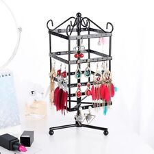 Used, Rotating Jewellery Display Stand for Earrings 4 Tier 128 Holes Earring Organizer for sale  Shipping to South Africa