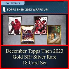 DEZEMBRO TOPPS ENTÃO 2023-OURO+PRATA 18 CARTAS CONJUNTO-TOPPS MARVEL COLLECT comprar usado  Enviando para Brazil