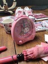 Used, Sanrio Hello Kitty Bundle clock umbrella , New With Tags, So Cute!!! for sale  LONDON