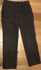 Used, Mens Collezione M&S Brown Fine Needle Cord Chino Jeans Trousers 5 Pocket 34w 31L for sale  BECCLES