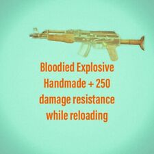 ⭐⭐⭐ Bloodied Explosive +250 Damage resistance while reloading Handmade (PC) SALE for sale  Shipping to South Africa