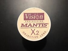 VISION ENGINEERING MANTIS X2 OBJECTIVE LENS QTY 2, used for sale  Shipping to South Africa