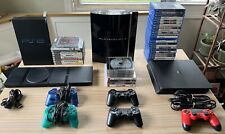 PlayStation Console Lot Bundle (PS2, PS3, and PS4) Untested. Sold As Is for sale  Shipping to South Africa