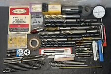 Lot of Machinist Lathe Tools HSS Taps Drills Carbide End Mills Cutters Metal for sale  Shipping to South Africa