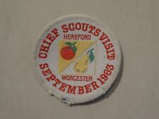 Chief scout visit for sale  NORTHAMPTON