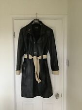 knee coat leather length for sale  BURNLEY