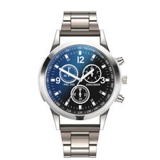 Used, Casual Quartz Analog Bracelet Wrist Watches Men Luxury Stainless Steel Watch NEW for sale  Shipping to South Africa
