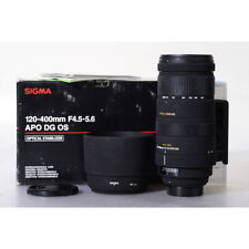 Lente Zoom 120-400 mm Sigma EX 4,5-5,6/120-400 HSM APO DG OS para Nikon AF D segunda mano  Embacar hacia Spain