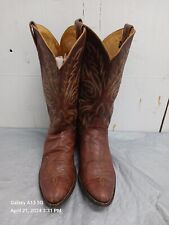 Men's Justin Brown Leather Cowboy Boots Style 1560 Size 11 D for sale  Shipping to South Africa
