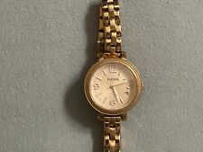 Relógio feminino Fossil tom dourado ES3136 funcionando comprar usado  Enviando para Brazil