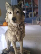 Wolf figurine. gray for sale  Milwaukee