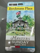 Masters badge 2018 for sale  Murdock