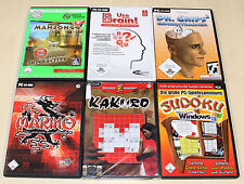 PC SPIELE SAMMLUNG DR GRIPS USE YOUR BRAIN DENKSPIELE SUDOKU MAHJONGG KNOBELN, usado comprar usado  Enviando para Brazil