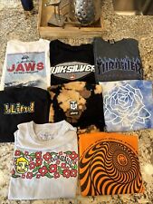 Lote de 8 camisetas masculinas de skate pequenas Spitfire Blind Obey Krooked Thrasher comprar usado  Enviando para Brazil