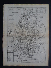 1716 BLOME / TAYLOR atlas map  NOTTINGHAMSHIRE - MAPP of YE COUNTY of NOTTINGHAM na sprzedaż  Wysyłka do Poland