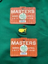 1977 masters badges for sale  Tiller