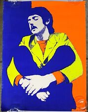 RARO 1960s Pro-Arts Blacklight Paul McCartney Beatles pôster Kent, Ohio comprar usado  Enviando para Brazil
