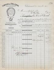 1903 valenciennes facture d'occasion  Croix