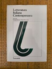 Letteratura italiana contempor usato  Alcamo