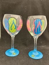 Hand painted goblets for sale  Chesapeake